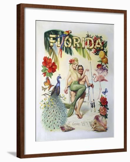 M35 Florida-D. Rusty Rust-Framed Giclee Print