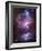 M42, the Orion Nebula (Top), and NGC 1977, a Reflection Nebula (Bottom)-Stocktrek Images-Framed Premium Photographic Print