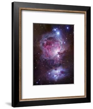 M42, the Orion Nebula (Top), and NGC 1977, a Reflection Nebula (Bottom)-Stocktrek Images-Framed Photographic Print