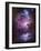 M42, the Orion Nebula (Top), and NGC 1977, a Reflection Nebula (Bottom)-Stocktrek Images-Framed Photographic Print