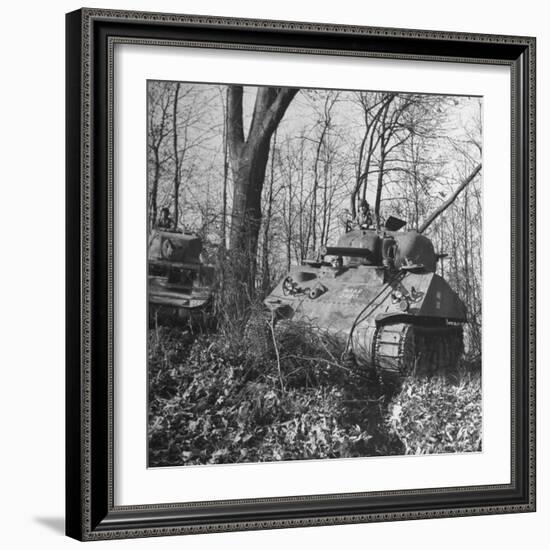 M4A2 Tanks Tested at Alberdeen Proving Ground-Bernard Hoffman-Framed Photographic Print