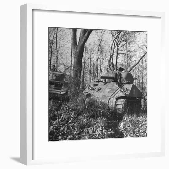 M4A2 Tanks Tested at Alberdeen Proving Ground-Bernard Hoffman-Framed Photographic Print