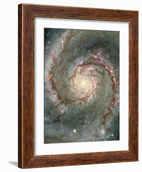 M51, Also Known As NGC 5194-Stocktrek Images-Framed Photographic Print