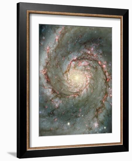 M51, Also Known As NGC 5194-Stocktrek Images-Framed Photographic Print