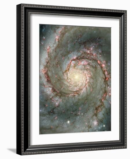 M51, Also Known As NGC 5194-Stocktrek Images-Framed Photographic Print