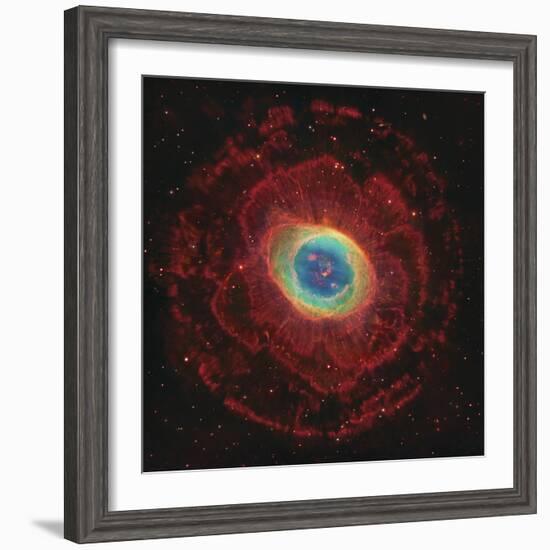 M57, the Ring Nebula-null-Framed Photographic Print