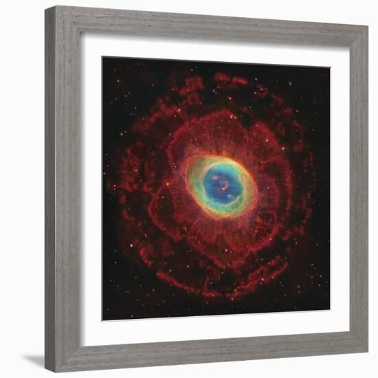 M57, the Ring Nebula-null-Framed Photographic Print