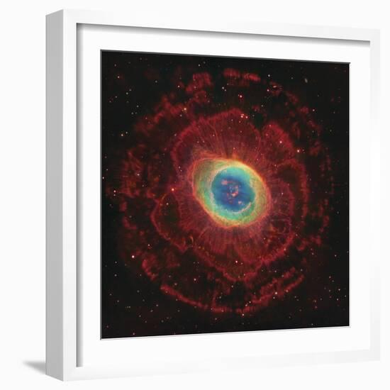 M57, the Ring Nebula--Framed Photographic Print