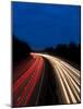 M6 Motorway at Dusk Near Juntion 13, Staffordshire, England, United Kingdom, Europe-Chris Hepburn-Mounted Photographic Print