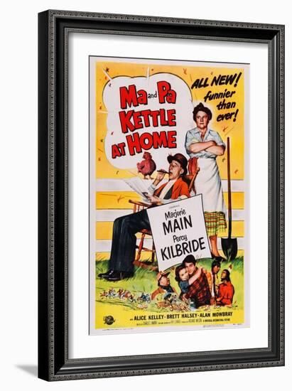 Ma and Pa Kettle at Home-null-Framed Art Print