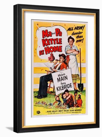 Ma and Pa Kettle at Home-null-Framed Art Print