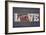 MA State Love-Design Turnpike-Framed Giclee Print