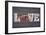 MA State Love-Design Turnpike-Framed Giclee Print