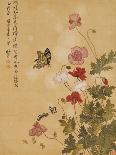 Corn Poppy and Butterflies, 1702-Ma Yuanyu-Framed Giclee Print