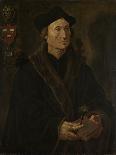 Portrait of the Donor Matelief Dammasz. with Saint Paul-Maarten van Heemskerck-Art Print