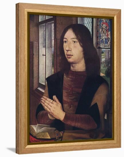 'Maarten van Nieuwenhove, from The Diptych of Maerten van Nieuwenhove', 1487-Hans Memling-Framed Premier Image Canvas