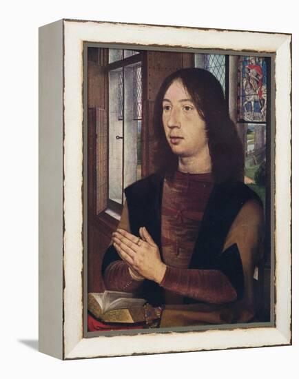 'Maarten van Nieuwenhove, from The Diptych of Maerten van Nieuwenhove', 1487-Hans Memling-Framed Premier Image Canvas