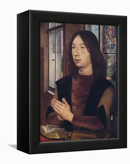 'Maarten van Nieuwenhove, from The Diptych of Maerten van Nieuwenhove', 1487-Hans Memling-Framed Premier Image Canvas