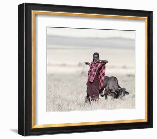 Maasai Master-Wink Gaines-Framed Premium Giclee Print