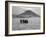 Maasai Warriors Stride across Golden Grass Plains at Foot of Ol Doinyo Lengai, 'Mountain of God'-Nigel Pavitt-Framed Photographic Print