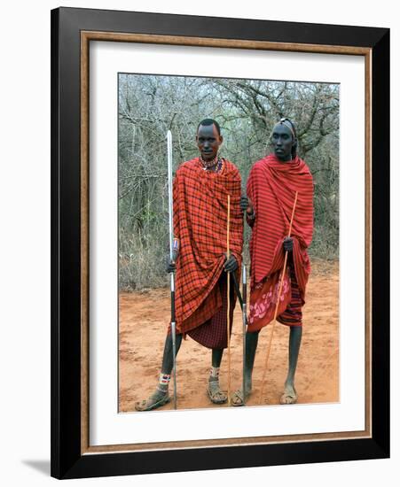 Maasai Warriors-null-Framed Photographic Print