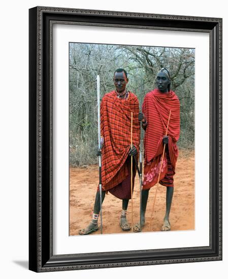 Maasai Warriors-null-Framed Photographic Print