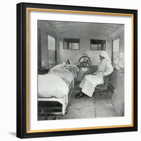 Mab Ambulance Interior, London-Peter Higginbotham-Framed Photographic Print