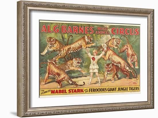 Mabel Stark, Tiger Trainer-null-Framed Art Print