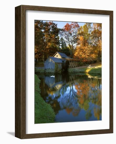 Mabry Mill, Blue Ridge Parkway, Virginia, USA-Charles Gurche-Framed Photographic Print