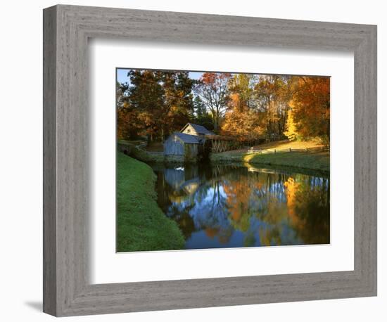 Mabry Mill, Blue Ridge Parkway, Virginia, USA-Charles Gurche-Framed Photographic Print