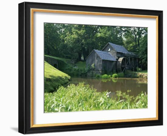 Mabry Mill, Restored and Working, Blue Ridge Parkway, South Appalachian Mountains, Virginia, USA-Robert Francis-Framed Photographic Print