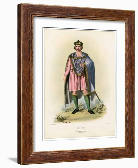 Mac Coll , from the Clans of the Scottish Highlands, Pub.1845 (Colour Litho)-Robert Ronald McIan-Framed Giclee Print
