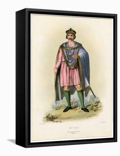 Mac Coll , from the Clans of the Scottish Highlands, Pub.1845 (Colour Litho)-Robert Ronald McIan-Framed Premier Image Canvas