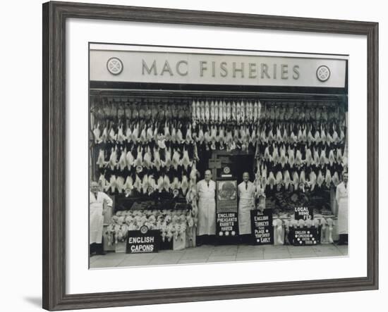 Mac Fisheries Poulterers-null-Framed Photographic Print