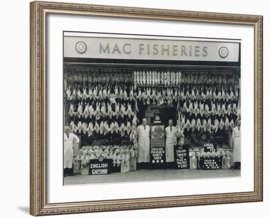 Mac Fisheries Poulterers-null-Framed Photographic Print