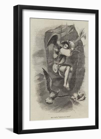 Mac Ian's Highland Feud-null-Framed Giclee Print