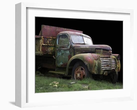 Mac's Trucking GMC-Larry Hunter-Framed Photographic Print