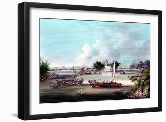 Macao Fort, Canton River, China-null-Framed Giclee Print