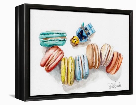 Macaroon Haven-Jennifer Redstreake Geary-Framed Stretched Canvas