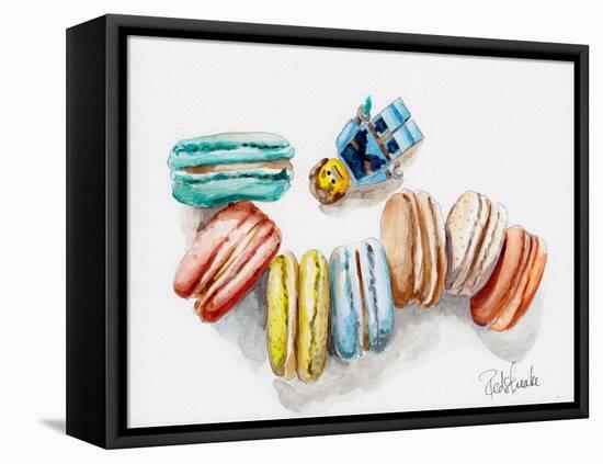 Macaroon Haven-Jennifer Redstreake Geary-Framed Stretched Canvas