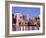 Macarthur Park Lake and City Skyline, Los Angeles, California, United States of America-Richard Cummins-Framed Photographic Print