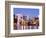 Macarthur Park Lake and City Skyline, Los Angeles, California, United States of America-Richard Cummins-Framed Photographic Print