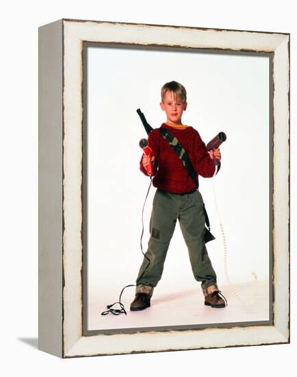 MACAULAY CULKIN. "HOME ALONE" [1990], directed by CHRIS COLUMBUS.-null-Framed Premier Image Canvas