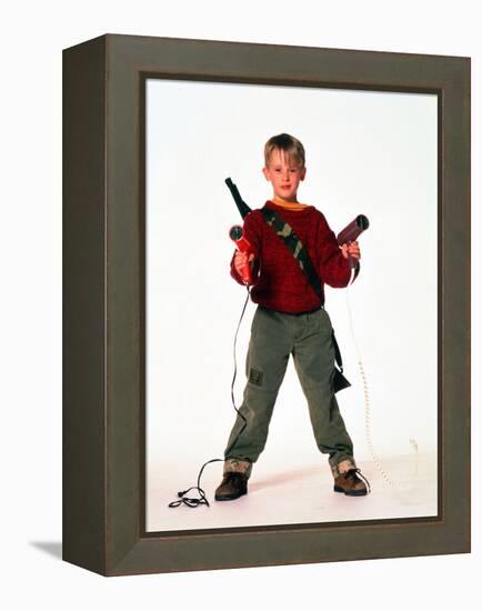 MACAULAY CULKIN. "HOME ALONE" [1990], directed by CHRIS COLUMBUS.-null-Framed Premier Image Canvas