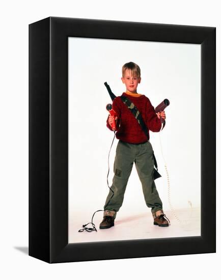 MACAULAY CULKIN. "HOME ALONE" [1990], directed by CHRIS COLUMBUS.-null-Framed Premier Image Canvas