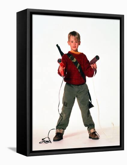 MACAULAY CULKIN. "HOME ALONE" [1990], directed by CHRIS COLUMBUS.-null-Framed Premier Image Canvas