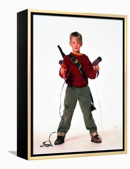 MACAULAY CULKIN. "HOME ALONE" [1990], directed by CHRIS COLUMBUS.-null-Framed Premier Image Canvas