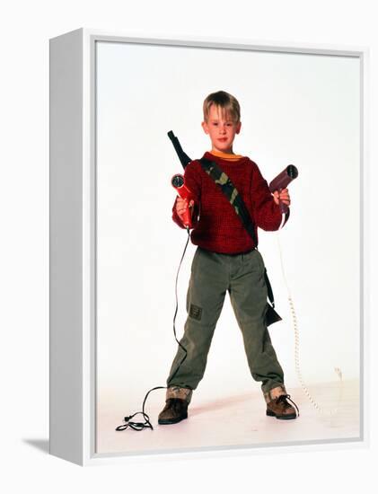 MACAULAY CULKIN. "HOME ALONE" [1990], directed by CHRIS COLUMBUS.-null-Framed Premier Image Canvas