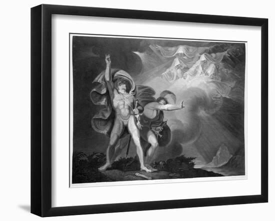 Macbeth and Banquo encounter the three witches on the heath, 1805-John Boydell-Framed Giclee Print