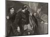 Macbeth, He Alone Sees Banquo's Ghost at the Banquet-M. Adamo-Mounted Photographic Print
